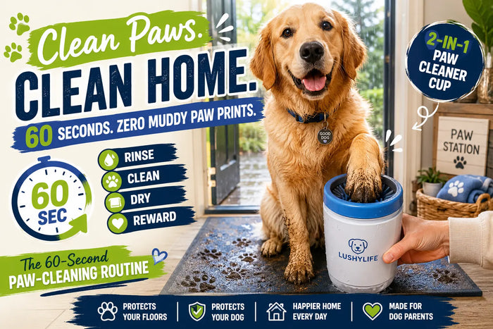 How to Clean Your Dog's Muddy Paws in 60 Seconds (Without the Mess)