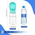Portable Dog Water Bottle & Snack Dispenser | Travel Cup LUSHYLIFE