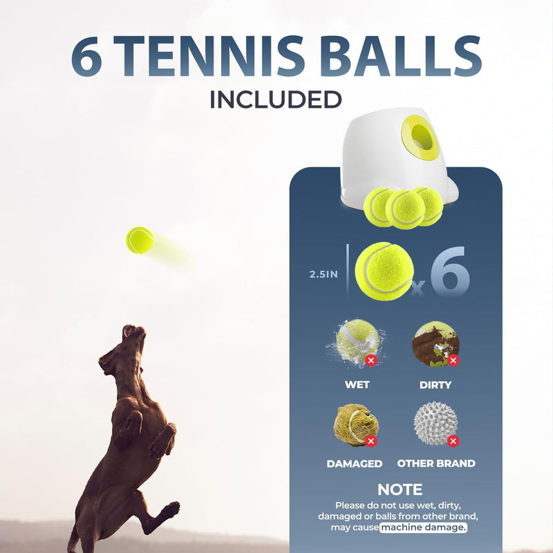 Automatic Dog Ball Launcher — Indoor & Outdoor Fetch Machine