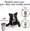 2-in-1 Dog Paw Cleaner Cup | Mud Washer & Grooming Brush LUSHYLIFE