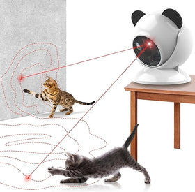 Interactive Laser Cat Toy — Auto-Rotating 360° Laser LUSHYLIFE