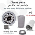 2-in-1 Dog Paw Cleaner Cup | Mud Washer & Grooming Brush LUSHYLIFE