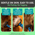 Professional Double-Sided Deshedding Brush for Dogs & Cats LUSHYLIFE