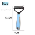 Professional Double-Sided Deshedding Brush for Dogs & Cats LUSHYLIFE