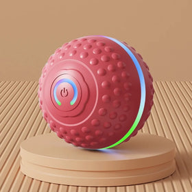 USB rechargeable jumping electronic dog ball toy for active play